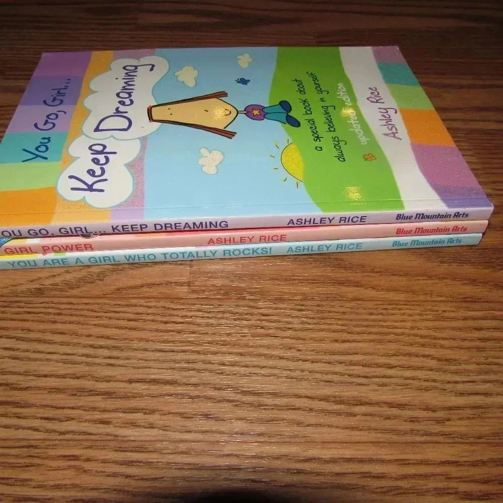 Ashley Rice Set 3 books for GIRLS~ Self-Esteem